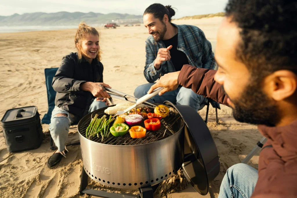 Cooking and Dining at the Beach